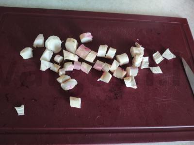 Krienų padažas su burokėliais ir citrinos sultimis Žingsnis 2