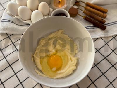 Šokoladiniai sausainiai su žemės riešutų įdaru Žingsnis 2