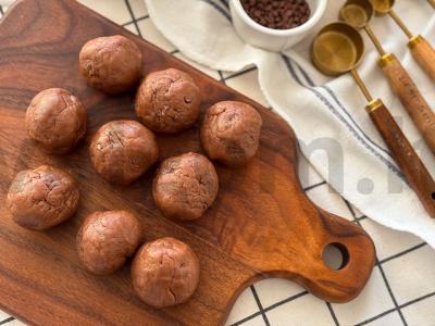 Šokoladiniai sausainiai su žemės riešutų įdaru Žingsnis 7