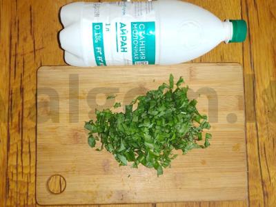 Šašlykų troškinys su cukinija ir rūgštynėmis Žingsnis 2