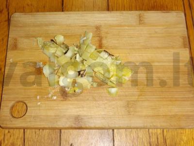 Šašlykų troškinys su cukinija ir rūgštynėmis Žingsnis 3