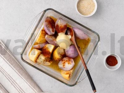 Kepta ridikėliai Žingsnis 3