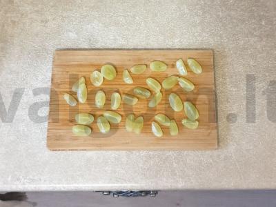 Vaisių salotas su jogurtu ir cukraus pudra Žingsnis 2