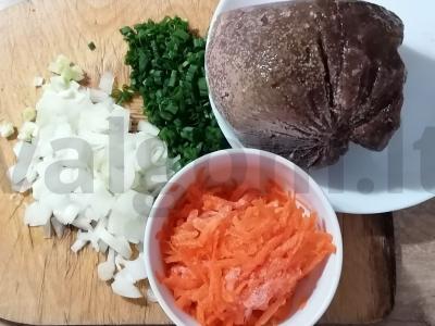 Žuvies sriuba su ikrais Žingsnis 1