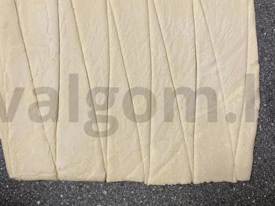 Kruasanai su uogiene Žingsnis 1