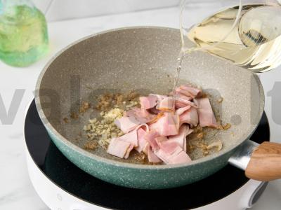 Grybų pasta su kaukėmis Žingsnis 4