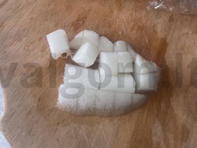 Kokteilis „Melionų vasara“ Žingsnis 1