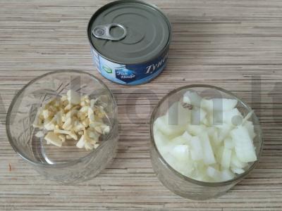 Fusilli su tunu Žingsnis 1