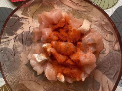 Patiekalas „Čaretti“ su vištienos filė ir makaronais Žingsnis 2