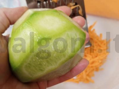 Salotas „Vitamininė ruduo“ su ridikėliais Žingsnis 2