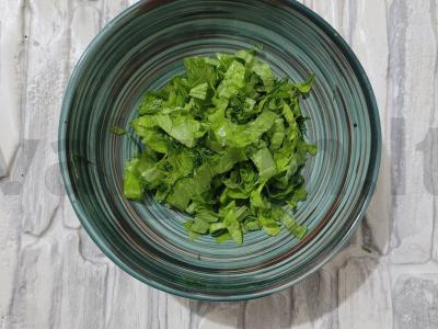 Salotas su ridikėliais ir kiaušiniu Žingsnis 1