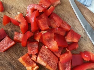 Salotas „Daržas iš Italijos“ Žingsnis 1