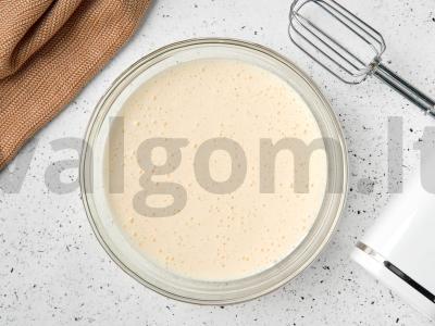 Pyragai „Lamington“ su aguonų pabarstymu Žingsnis 1