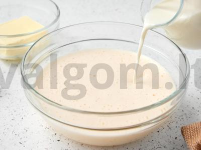 Pyragai „Lamington“ su aguonų pabarstymu Žingsnis 2