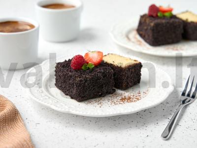 Pyragai „Lamington“ su aguonų pabarstymu pagrindine nuotrauka