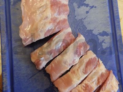 Kepti kiaulienos šonkauliai saldžiarūgščiame marinate Žingsnis 2