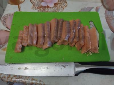 Raudonos žuvies konservai Žingsnis 2