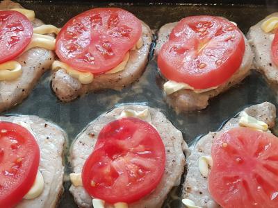 Kiaulienos kepsnys po sūrio kepure Žingsnis 5