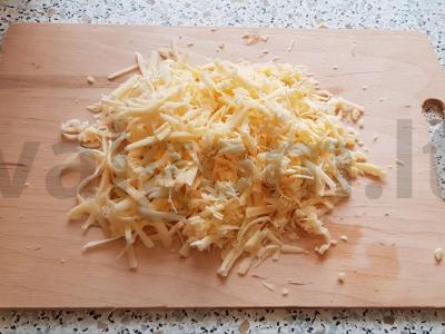 Kiaulienos kepsnys po sūrio kepure Žingsnis 6