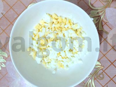 Krabų tartaletės šventiniam stalui Žingsnis 1