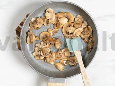 Befstroganovas su grietine Žingsnis 2