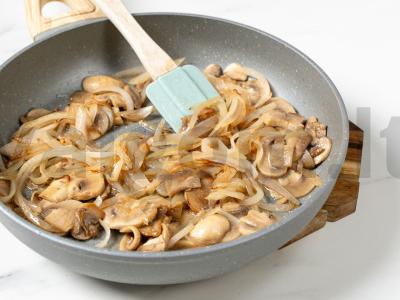 Befstroganovas su grietine Žingsnis 3