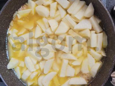 Bulvės su vištienos troškiniu Žingsnis 3