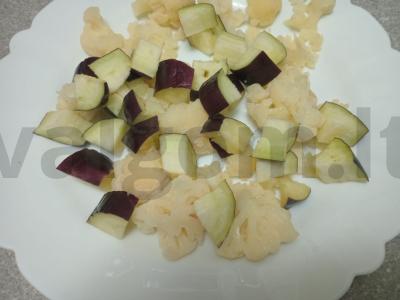 Keptų daržovių salotos su pomidorų padažu Žingsnis 2