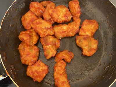 Kalakutiena saldžiarūgščiame padaže Žingsnis 6