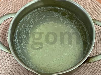 Žirnių ir vištienos sriuba pietums Žingsnis 1