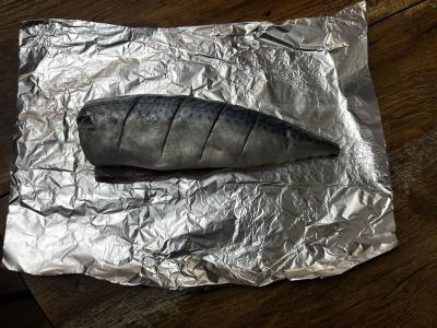 Skumbrė, kepta su citrina ir krapais folijoje Žingsnis 5