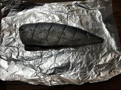 Skumbrė, kepta su citrina ir krapais folijoje Žingsnis 6