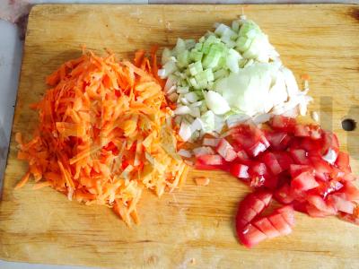 Sriuba su koldūnais ir bulvėmis Žingsnis 1