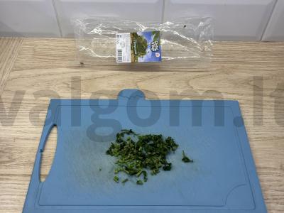 Baklažanų salotos su morkomis ir paprikomis Žingsnis 4