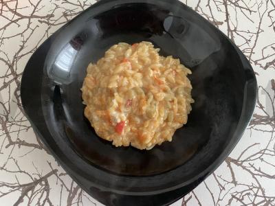 Orzo makaronai su pomidorais ir sūriu Žingsnis 5