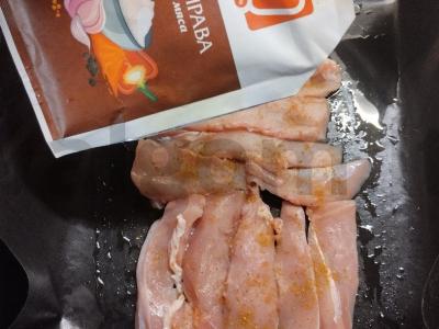 Kailinis triušis, keptas su grietinės padažu po sūriu Žingsnis 4