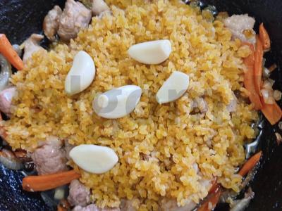 Bulguro plovas su antis krūtinėlė Žingsnis 6