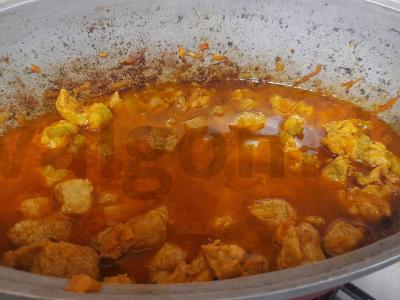 Namų plovas iš kiaulienos su česnaku ir morkomis Žingsnis 4