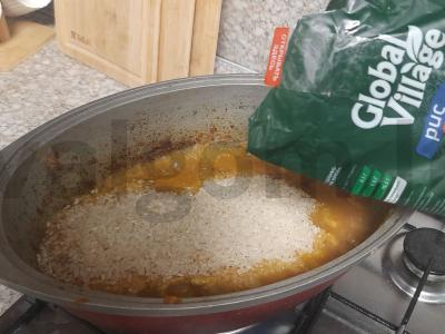 Namų plovas iš kiaulienos su česnaku ir morkomis Žingsnis 5