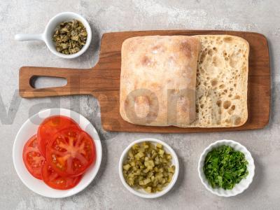 Sumuštinis su žuvies lazdelėmis Žingsnis 2