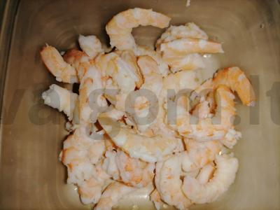 Spagečiai su krevetėmis ir provanso žolelėmis Žingsnis 2