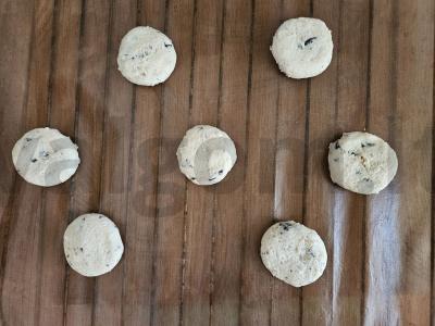 Glazūruoto sūrio sausainiai Žingsnis 3