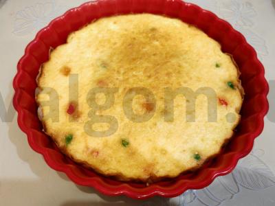 Varškės apkepas su cukatais Žingsnis 8