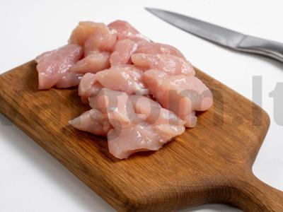 Pupelių ir vištienos salotos Žingsnis 1