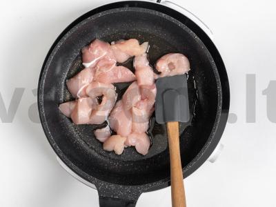 Pupelių ir vištienos salotos Žingsnis 3