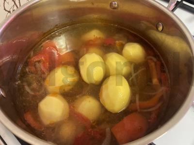 Kvapni hašlama su jautiena Žingsnis 4