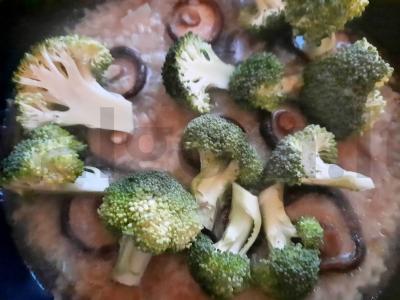 Ryžiai su šitake grybais ir brokoliais Žingsnis 3