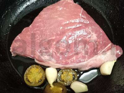 Kvapnus jautienos steikas su Karibų daržovių garnyru Žingsnis 5