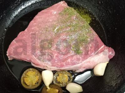 Kvapnus jautienos steikas su Karibų daržovių garnyru Žingsnis 6