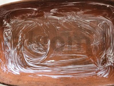 Varškės apkepas su uogų sluoksniu Žingsnis 2